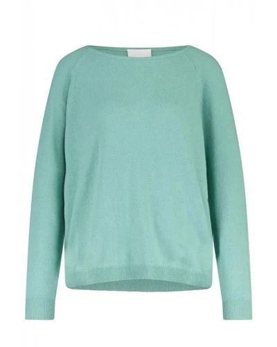 Allude Round-Neck Knitwear - Green