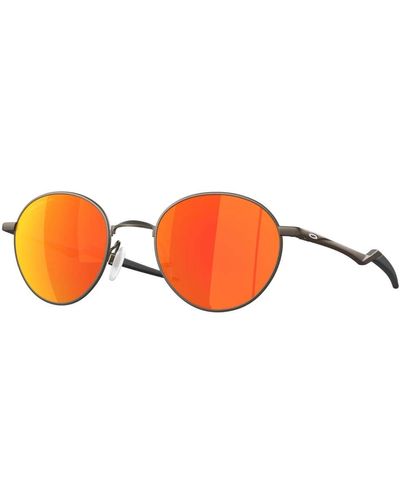 Oakley Terrigal sonnenbrille in satin pewter/prizm ruby - Orange