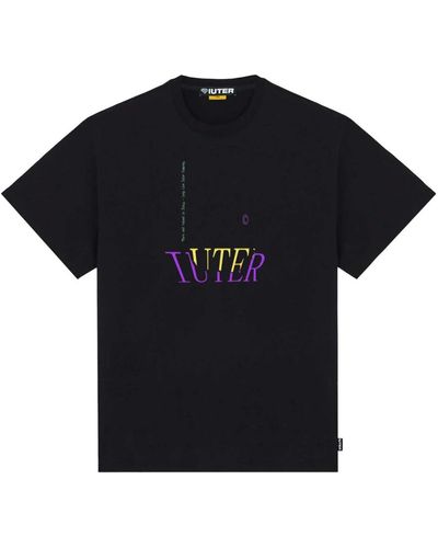 Iuter T-shirt hand tee - Nero