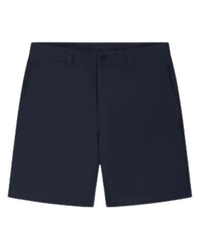 OLAF HUSSEIN Marineblaue utility shorts