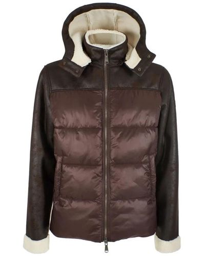 Yes-Zee Down Jackets - Brown
