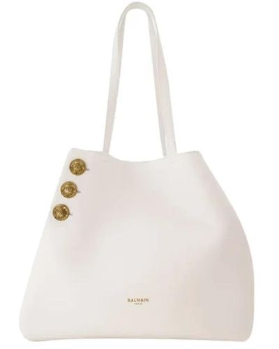 Balmain Leder handtaschen - Weiß