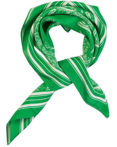 Just Female Paisley scarf - Verde