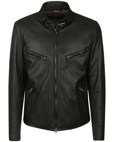 Stewart Leather Jackets - Black
