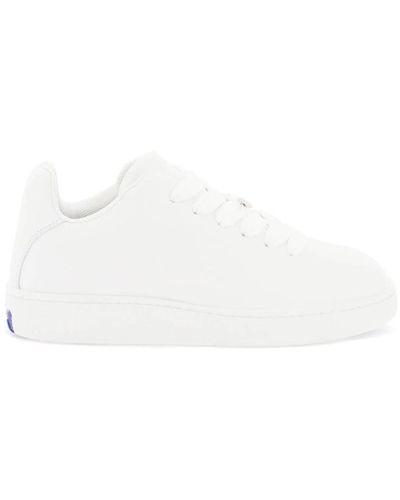 Burberry Leder sneaker aufbewahrungsbox - Weiß