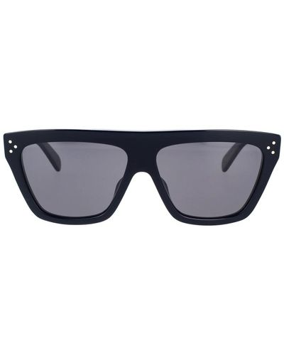 Celine Quadratische polarisierte sonnenbrille mit schickem stil - Blau