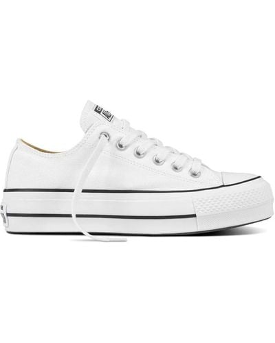 Converse Chuck Taylor All Star Lift Low Top Casual Sneakers From Finish Line - White