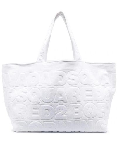 DSquared² Tote Bags - White