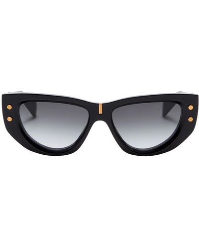 Balmain Eleganti occhiali da sole femminili - nero/oro