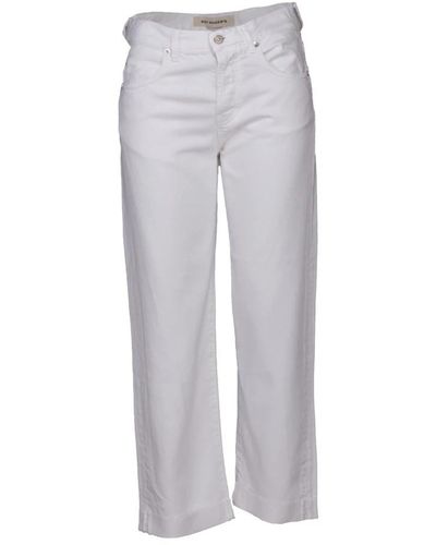Roy Rogers Cropped Jeans - Grey