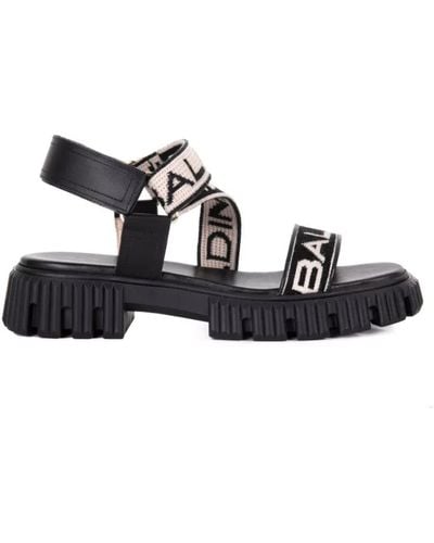Baldinini Shoes > sandals > flat sandals - Noir