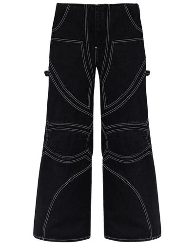 Off-White c/o Virgil Abloh Trousers > wide trousers - Noir