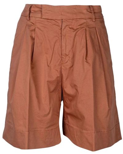 BRIGLIA Short Shorts - Brown