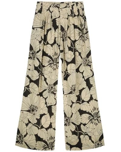Laurence Bras Wide Trousers - Green