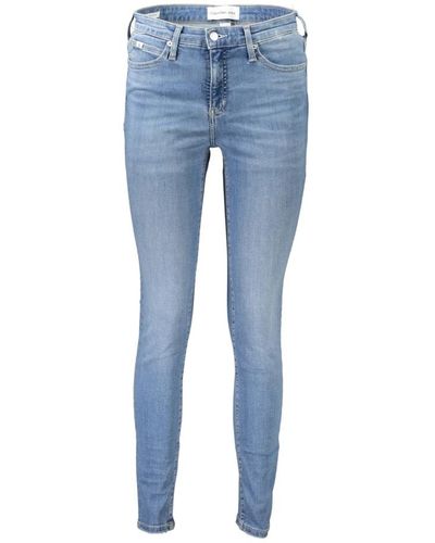 Calvin Klein Hellblaue skinny jeans für frauen