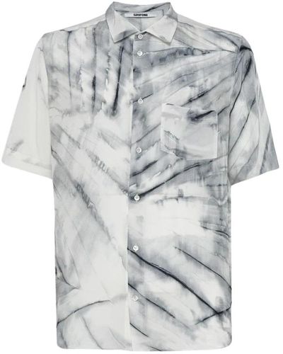 Mauro Grifoni Short Sleeve Shirts - Grey