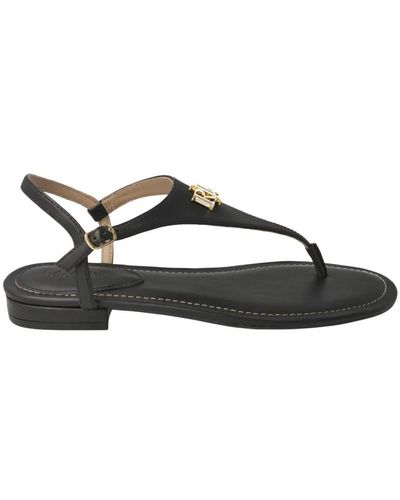Ralph Lauren Shoes > sandals > flat sandals - Noir
