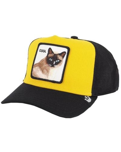 Goorin Bros Cool cat cappello visiera - Giallo