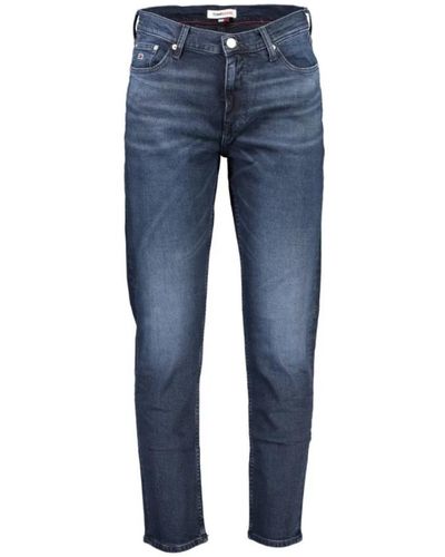 Tommy Hilfiger Dunkler denim straight leg jeans - Blau