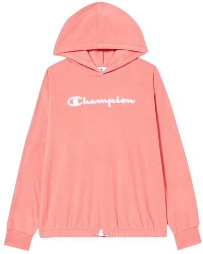 Champion Gemütlicher hoodie mit farblich passender kapuze - Pink