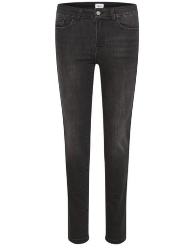 Saint Tropez Jeans > skinny jeans - Gris