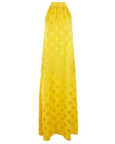 Crida Milano Maxi Dresses - Yellow