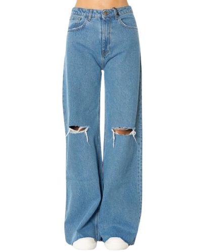 Jijil Jeans de mezclilla desgastados - Azul