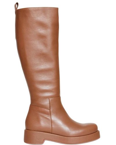 Paloma Barceló Knee Boots - Brown