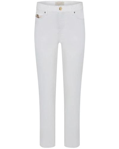 Cambio Cropped Pants - White