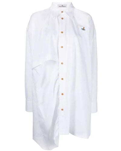 Vivienne Westwood Shirt Dresses - White