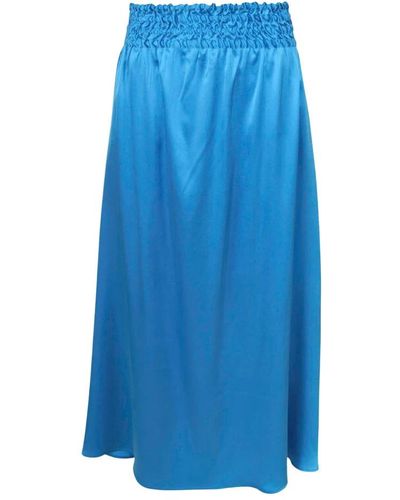 Femmes du Sud Maxi Skirts - Blue
