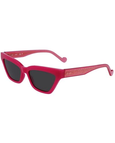 Liu Jo Collezione di occhiali da sole eleganti - Rosso