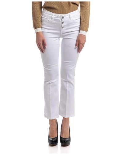 Liu Jo Cropped bootcut jeans - Weiß