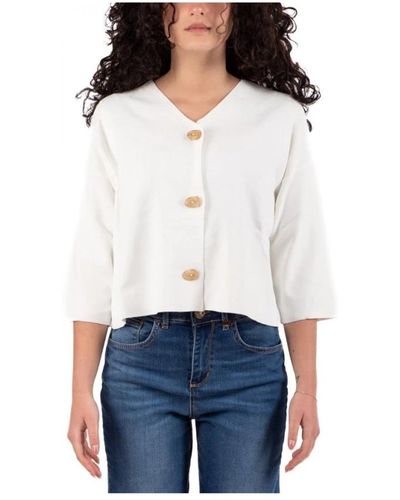 Alpha Industries Camisa elegante mujer - Blanco