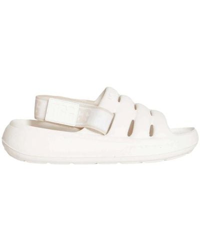 UGG Flat Sandals - White