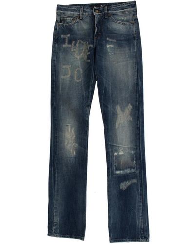 Roberto Cavalli Straight Jeans - Blau