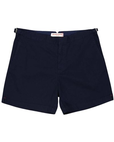 Orlebar Brown Shorts > short shorts - Bleu