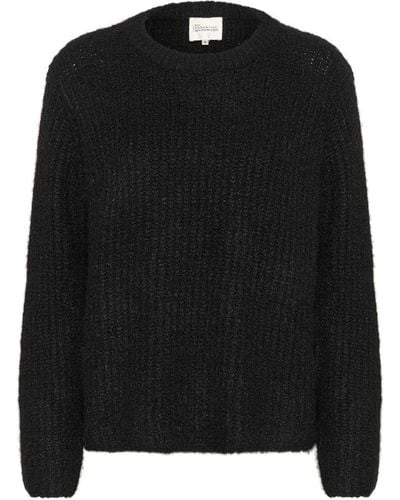 My Essential Wardrobe Knitwear > round-neck knitwear - Noir