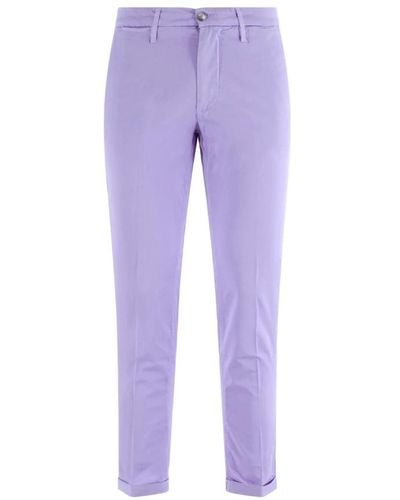Re-hash Trousers > slim-fit trousers - Violet