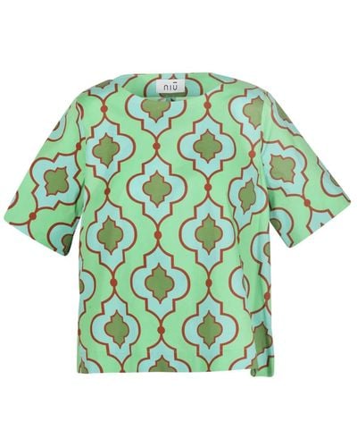 Niu Blouses shirts - Verde