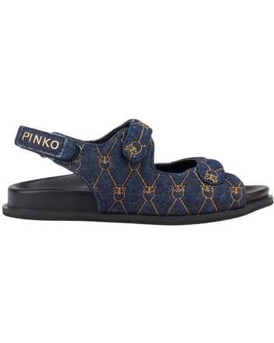Pinko Flat Sandals - Blue