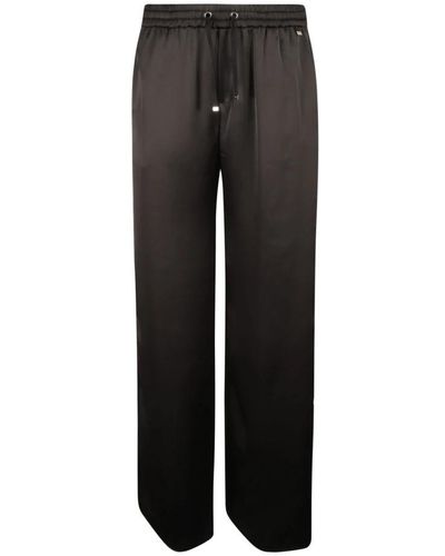 Herno Wide Trousers - Black