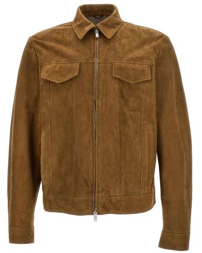 Lardini Jackets > leather jackets - Marron
