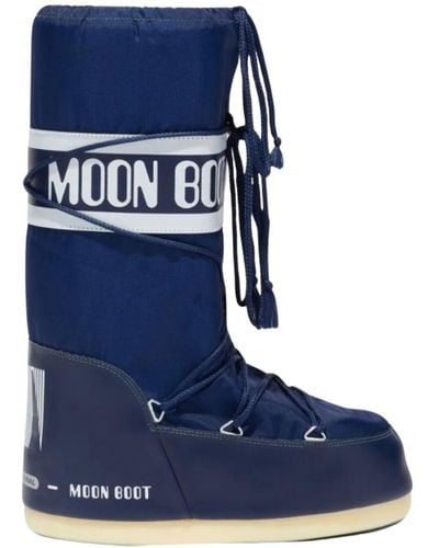 Moon Boot Nylon winterstiefel - Blau