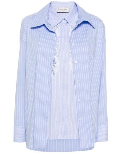 Ermanno Scervino Blouses & shirts > shirts - Bleu