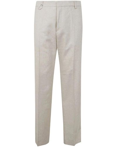 Jacquemus Straight Trousers - Grey