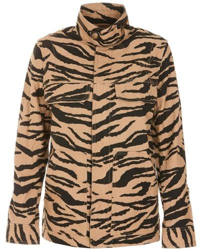 Zadig & Voltaire Tiger print jacket - Marrón