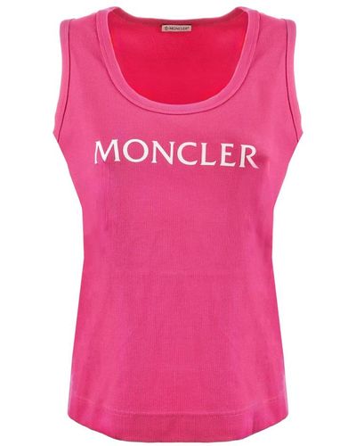 Moncler Sleeveless Tops - Pink