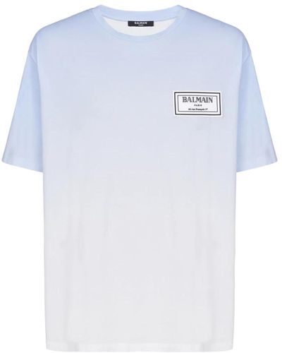 Balmain Tops > t-shirts - Bleu