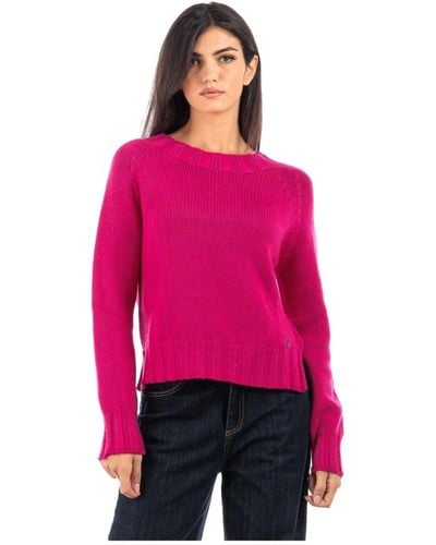 Dixie Knitwear > round-neck knitwear - Rouge